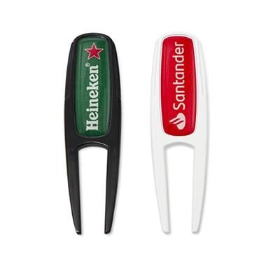 Branded Promotional FUSION GOLF DIVOT REPAIR TOOL Golf Tool From Concept Incentives.