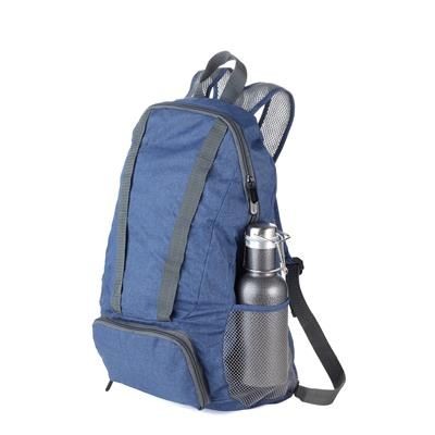 Branded Promotional TROIKA BAGPACK BACKPACK RUCKSACK FOLDING Bag From Concept Incentives.