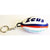 Branded Promotional RUGBY BALL PVC KEYRING Keyring From Concept Incentives.