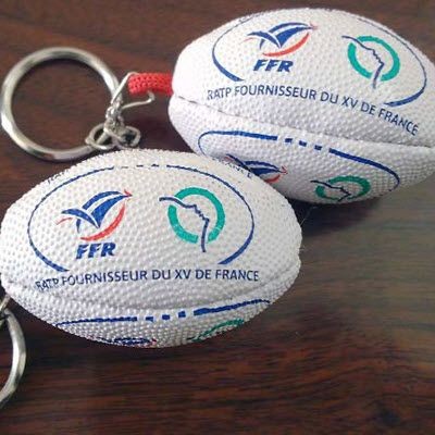 Branded Promotional RUGBY BALL KEYRING RUBBER Keyring From Concept Incentives.