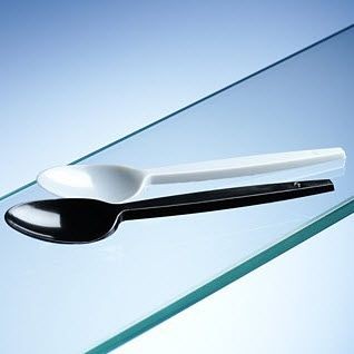 Branded Promotional RECYCLABLE PLASTIC TASTING SPOON Spoon From Concept Incentives.