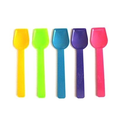Branded Promotional MULTI COLOUR ICE CREAM SPADE SPOON Spoon From Concept Incentives.