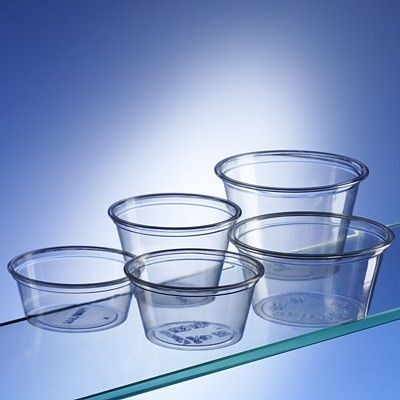 Branded Promotional SHATTERPROOF DISPOSABLE FOOD SAMPLE POTS Sample Cup From Concept Incentives.