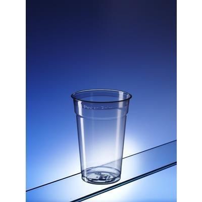 Branded Promotional RECYCLED PLASTIC PINT GLASS Beer Glass From Concept Incentives.