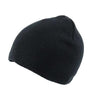 Branded Promotional KNITTED SKI HAT WITHOUT TURN UP in Black Hat From Concept Incentives.