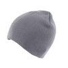 Branded Promotional KNITTED SKI HAT WITHOUT TURN UP in Grey Hat From Concept Incentives.