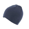 Branded Promotional KNITTED SKI HAT WITHOUT TURN UP in Navy Blue Hat From Concept Incentives.