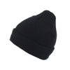 Branded Promotional LINED KNITTED SKI HAT in Black Hat From Concept Incentives.