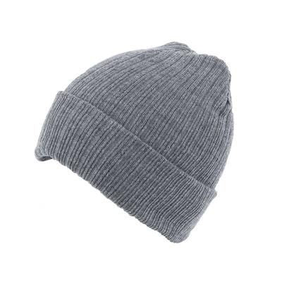 Branded Promotional BEANIE in Grey Hat From Concept Incentives.