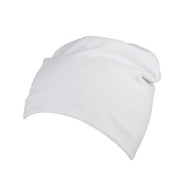 Branded Promotional 100% COTTON BEANIE in White Hat From Concept Incentives.