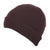 Branded Promotional PREMIUM CIRCULAR KNIT 100% ACRYLIC BEANIE HAT in Brown Hat From Concept Incentives.