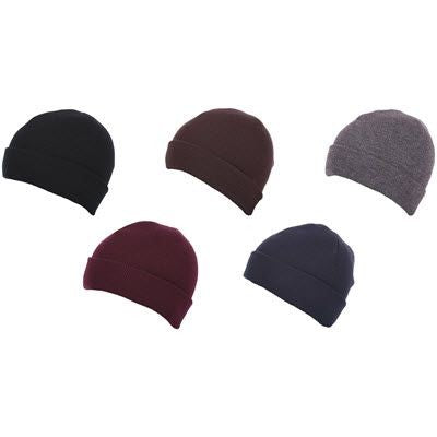 Branded Promotional PREMIUM CIRCULAR KNIT 100% ACRYLIC BEANIE HAT Hat From Concept Incentives.