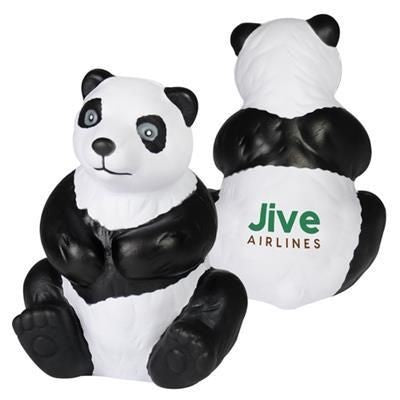 Branded Promotional STRESS PANDA Keyring From Concept Incentives.