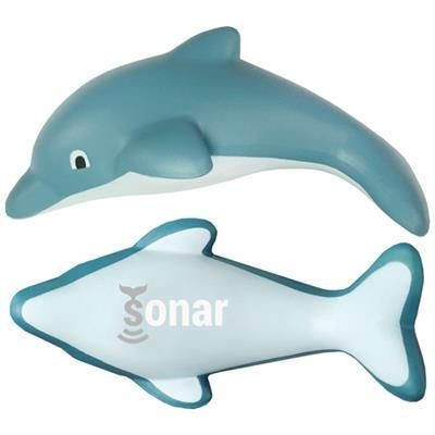 Branded Promotional STRESS DOLPHIN Keyring From Concept Incentives.