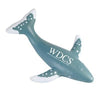 Branded Promotional STRESS BLUE WHALE Keyring From Concept Incentives.