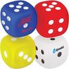 Branded Promotional STRESS DICE with Dots 1-6 Keyring From Concept Incentives.