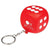 Branded Promotional STRESS DICE KEYRING Keyring From Concept Incentives.