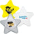 Branded Promotional STRESS STAR Keyring From Concept Incentives.