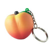 Branded Promotional STRESS PEACH KEYRING Keyring From Concept Incentives.