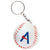 Branded Promotional STRESS BASEBALL KEYRING Keyring From Concept Incentives.