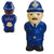 Branded Promotional STRESS POLICEMAN Keyring From Concept Incentives.