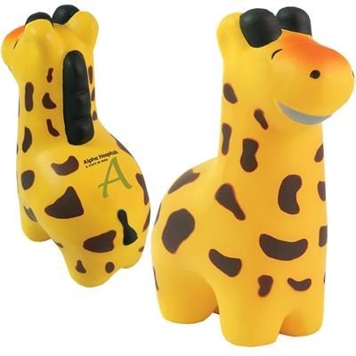 Branded Promotional STRESS GIRAFFE Keyring From Concept Incentives.