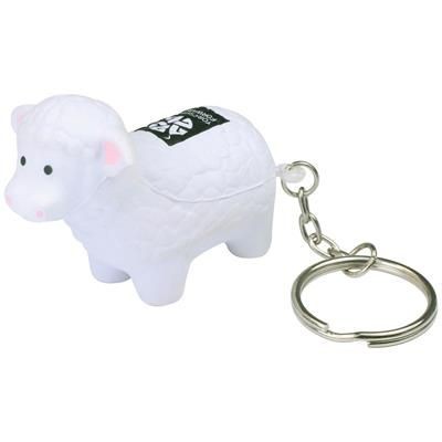 Branded Promotional STRESS SHEEP KEYRING Keyring From Concept Incentives.