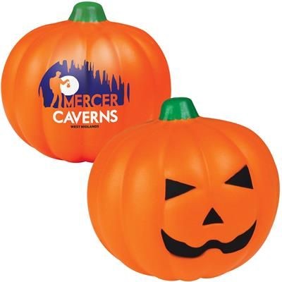 Branded Promotional STRESS PUMPKIN Keyring From Concept Incentives.