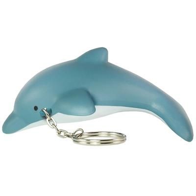 Branded Promotional STRESS DOLPHIN KEYRING Keyring From Concept Incentives.