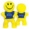 Branded Promotional STRESS SMILEY CHARACTER Keyring From Concept Incentives.