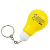 Branded Promotional STRESS LIGHT BULB KEYRING Keyring From Concept Incentives.