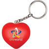 Branded Promotional STRESS LOVE HEART KEYRING Keyring From Concept Incentives.