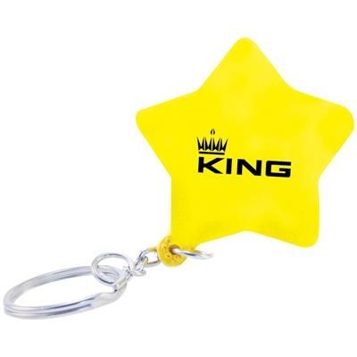 Branded Promotional STAR KEYRING Keyring From Concept Incentives.