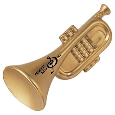 Branded Promotional STRESS TRUMPET Keyring From Concept Incentives.