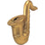 Branded Promotional STRESS SAXOPHONE Keyring From Concept Incentives.