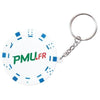 Branded Promotional STRESS POKER CHIP KEYRING Keyring From Concept Incentives.