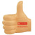 Branded Promotional STRESS THUMBS UP RIGHT HAND Keyring From Concept Incentives.