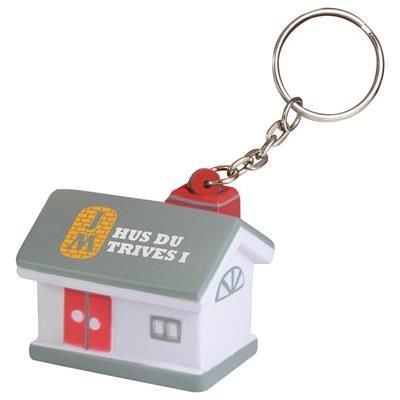 Branded Promotional STRESS HOUSE KEYRING Keyring From Concept Incentives.