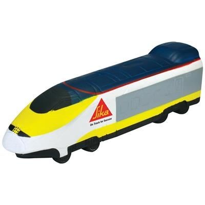 Branded Promotional STRESS HIGH SPEED TRAIN Keyring From Concept Incentives.