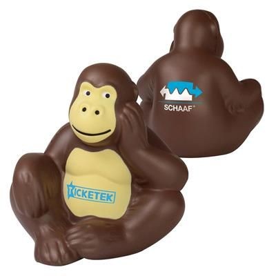 Branded Promotional STRESS GORILLA Keyring From Concept Incentives.