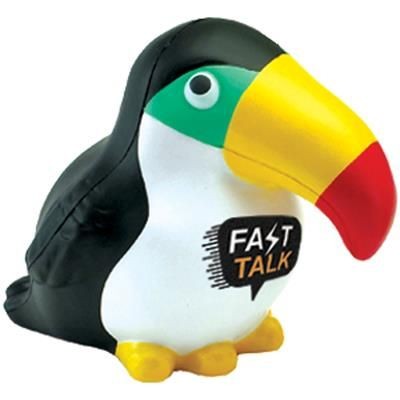 Branded Promotional STRESS TOUCAN Keyring From Concept Incentives.