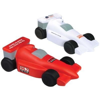 Branded Promotional STRESS RACING CAR Keyring From Concept Incentives.