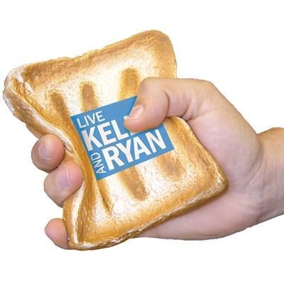 Branded Promotional STRESS TOAST Keyring From Concept Incentives.