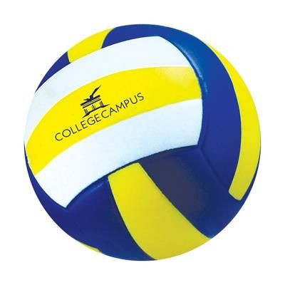 Branded Promotional STRESS VOLLEYBALL Keyring From Concept Incentives.