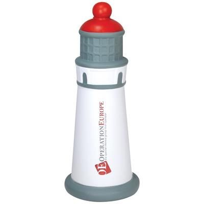 Branded Promotional STRESS LIGHTHOUSE Keyring From Concept Incentives.