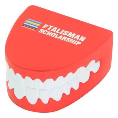 Branded Promotional STRESS TEETH Keyring From Concept Incentives.