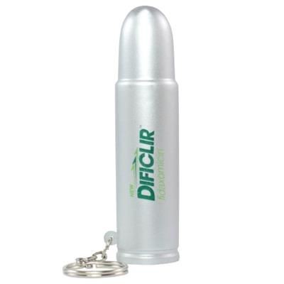 Branded Promotional STRESS BULLET KEYRING Keyring From Concept Incentives.