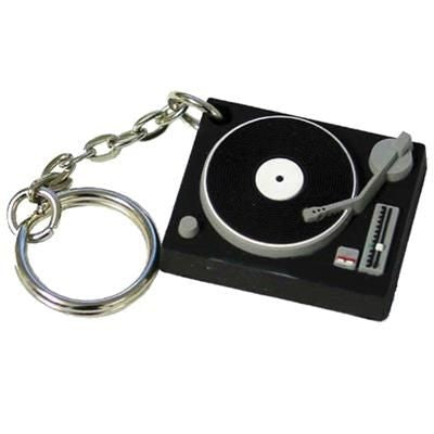 Branded Promotional STRESS TURNTABLE KEYRING Keyring From Concept Incentives.