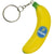 Branded Promotional STRESS BANANA KEYRING Keyring From Concept Incentives.