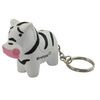 Branded Promotional STRESS ZEBRA KEYRING Keyring From Concept Incentives.